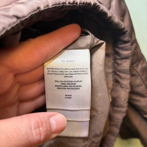 Columbia Women’s Mocha Brown Embroidered Puffer Jacket Size Small - Picture 6 of 13